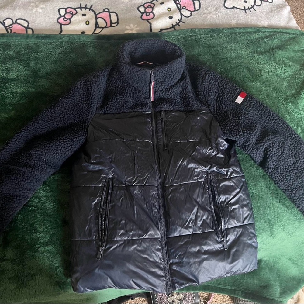 Tommy Hilfiger Black and Red Jacket